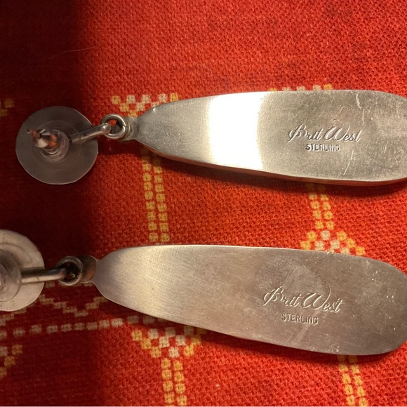 Brit West Western Slab Earrings - Picture 2 of 6